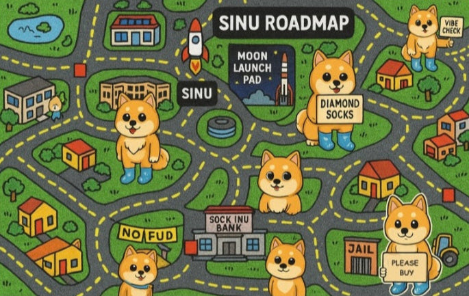 Sock Inu (SINU) Crypto Meme Coin Roadmap